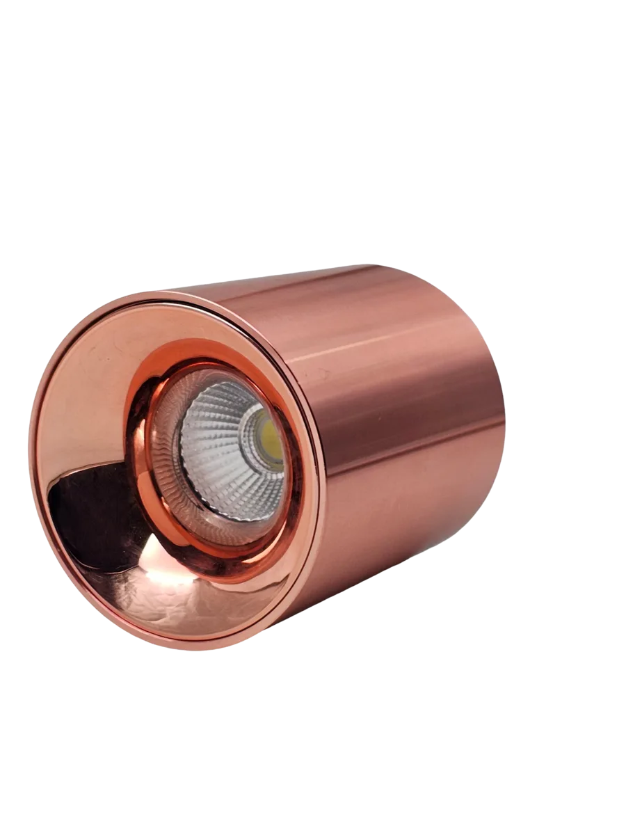 LED Metallic Cylinder Light