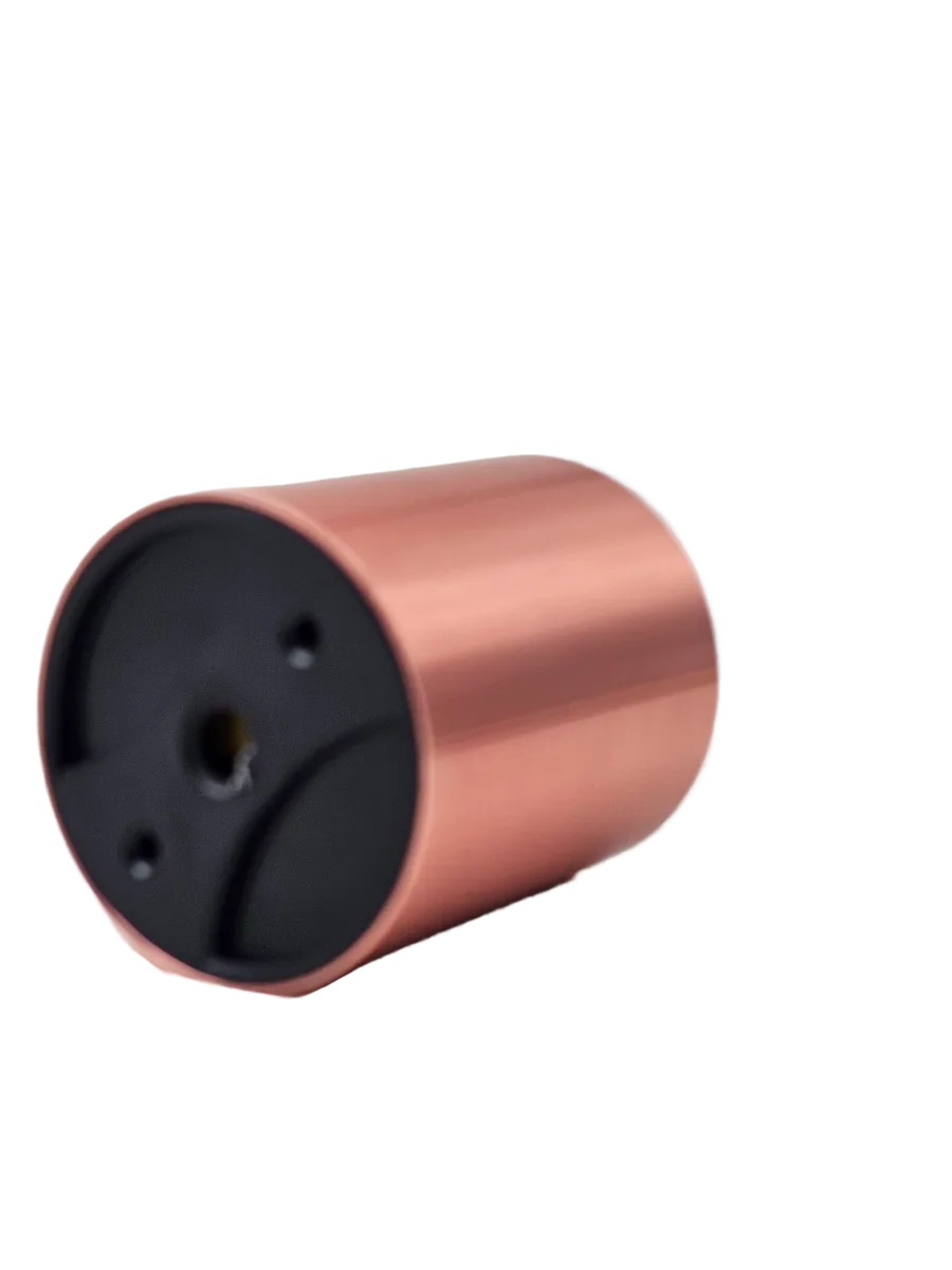 LED Metallic Cylinder Light view 2