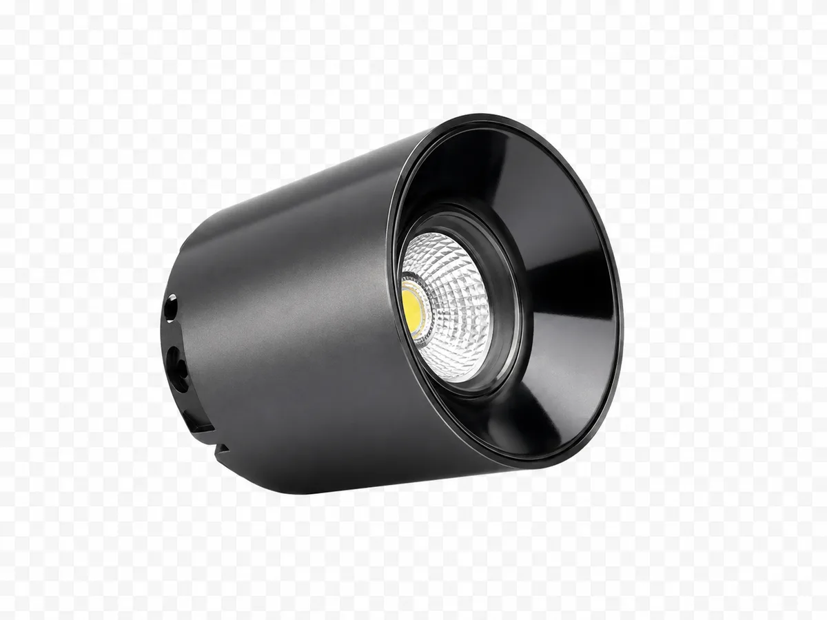 LED Metallic Cylinder Light view 3